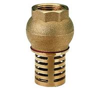 Itap 1 Inch Check Foot Valve Female Suction Non Return Valve For Pumps Brass