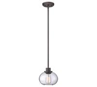 1 Bulb Ceiling Pendant Light Fitting Old Bronze LED E27 60W Bulb