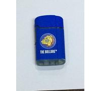 1 BULLDOG AMSTERDAM GAS LIGHTER TURBO DOUBLE FLAME RECHARGEABLE BLUE