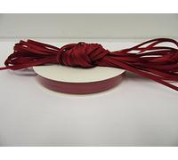 1 Bundle of 3mm x 10 metres Grosgrain Ribbed Ribbon Dark Red Double Sided 3 mm 1/8"