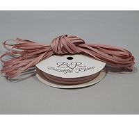 1 Bundle of 3mm x 10 metres Grosgrain Ribbed Ribbon Rose Gold Double Sided 3 mm