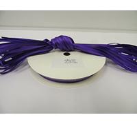 1 Bundle of 3mm x 10 metres Satin Ribbon Orchid Bright Purple Double Sided 3 mm