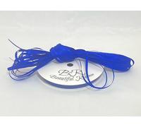 1 Bundle of 3mm x 10 metres Satin Ribbon Royal Cobalt Blue 3 mm 1/8"