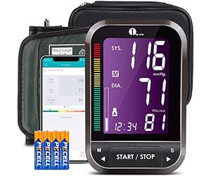 1 BY One Bluetooth Arm Blood Pressure Monitor, Black