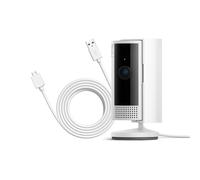 (1 Camera, White) Ring Indoor Camera (2nd Gen) by Amazon | Plug-In Pet Security Camera