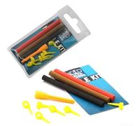 1：Carp Fishing Zig Kit, EVA Foam Aligners with Loading Tool, Buoyant Rig Presentation for Better Hookholds, 25pcs Float Balls Included