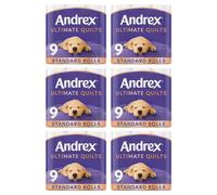 [ 1 Case ] x Andrex Supreme Quilts Toilet Roll (6 x 9'S)