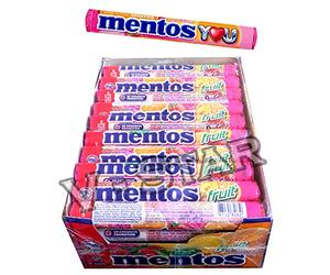[ 1 Case ] x Mentos Chewy Fruits (40 x 38g)