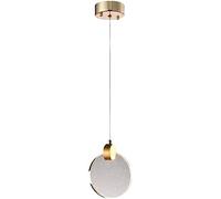 1 Champagne Color Crystal Pendant Lamp Modern Simple Style Wall Lamp Multi -Faceted Crystal Lampshade Hanging Lamp is Suitable for Bathroom, Bedroom Living Room Kitchen Island Suction Ceiling