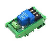 1 channel 5V 12V 24V 30A relay module with optocoupler isolation supports high and low level triggering and large current with guide rail(12V)