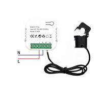 1 Channel Energy Meter 80A Current Voltages Changer Clamp Electricity Statistics Device for Home Voice Control for Home Voice Control