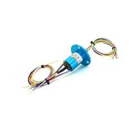 1 Channel HD RF coaxial cable slip ring with 12 circuits 2A slip ring OD 22mm