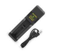 1-Channel USB Battery Charging Adapter With LED Light For 4.2V 3.7V 18650 14500 16340 26650 Rechargeable Batteries