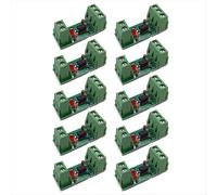1 Channel Way Optocoupler Isolation Module PC817 3V-5V Photoelectric Isolator Rail Holder PLC Drive Motor Board 10PCS