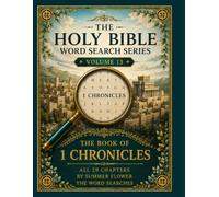 1 Chronicles - Bible Word Search (The Holy Bible Word Search Series)