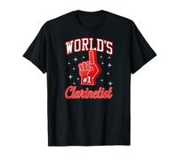 #1 Clarinetist World's Number One Clarinet Player Foam T-Shirt