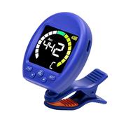 1 Clip-on 360° Swivels Digital Tuner with Metronome, Quick Tuning for Guitar, Bass, Ukulele, Violin & All Instruments Digital Electronic Tuner for Guitar Violin Ukulele