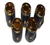 £1 Coin Holders (Holds New £1 Coins) Leather Bound Choose from 1,2,3,4 or 5 Holders! (one Pound Coin Holders) (5 Holders)