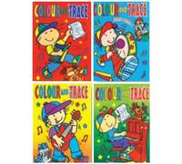1 Colour and Trace A4 Colouring Activity Book - Childrens Christmas Stocking Fillers or Kids Gift