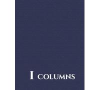 1 Column Ledger Book 8.5" x 11": 120 Page Accounting Journal for Small Business, Personal Finance, and Bookkeeping | Income & Expense Tracker