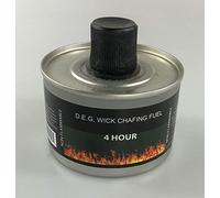 1 CONTAINER x 4HOUR BURN CHAFING LIQUID FUEL FOR BAIN MARIE, HOT HOLDING DISHES, CHAFING DISHES