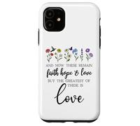 1 Corinthians 13:13 Bible Verse Christian Faith Hope Love Case for iPhone 11