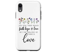 1 Corinthians 13:13 Bible Verse Christian Faith Hope Love Case for iPhone XR