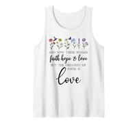 1 Corinthians 13:13 Bible Verse Christian Faith Hope Love Tank Top