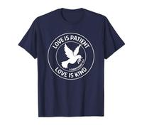 1 Corinthians 13:4 Love is Patient Love is Kind Bible Verse T-Shirt