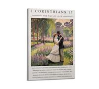 1 Corinthians 13 4 Scripture QuotesClassic Aesthetic Poster Decorative Painting Canvas Wall Art Living Room Poster Bedroom PaintingFrame-style 12x18inch(30x45cm)
