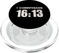 1 Corinthians 16:13 Be Watchful Stand Firm Faith PopSockets PopGrip for MagSafe
