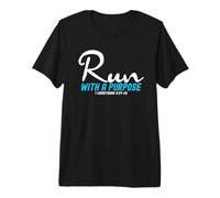 1 Corinthians 9:24-26 - Run with A Purpose Premium T-Shirt