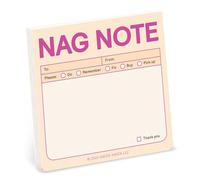 Knock Knock Sticky Note Pads - Nag Note - 3 x 3 in, 1 Count (Pastel Edition)