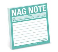 1-Count Knock Knock Nag Note Sticky Notes, to Do List Notepads, 3 x 3-inches Each