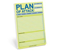 1-Count Knock Knock Plan of Attack Pads - Daily Planner Pads & to Do List Notepads, 6 x 9-inches Each (Pastel)