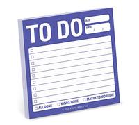 1-Count Knock Knock to Do Sticky Notes, to Do List Notepads, 3 x 3-inches Each