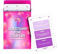 #1 Couple Card Game, Relationship Card Game for Date Nights, Quiz Questions & Action Cards, 139+ Serious and Lighthearted Questions for Couples, Cute Valentine Gift for Couples - English