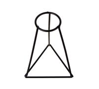 (#1) Creative Metal Wire Vase Black Flower Rack Abstract Geometric Frame Home Decor