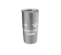 1 Cross 3 Nails 4 Given Easter is About Jesus Easter Stainless Steel Insulated Tumbler
