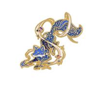 1. Crystal-Studded Star Foxes Brooch Secure Clasp Elegant Jewelry For Everyday & Formal Outfit Enhancement Zinc Alloy Foxes Pin