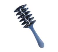 1. Curl-free, voluminous S and natural hair thermal defining brush defining comb for ergonomic grip