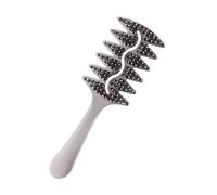 1. Curl-free, voluminous S and natural hair thermal defining brush defining comb for ergonomic grip