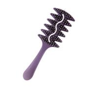 1. Curl-free, voluminous S and natural hair thermal defining brush defining comb for ergonomic grip