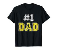 #1 Dad Funny Number One Softball Dad from Daughter T-Shirt