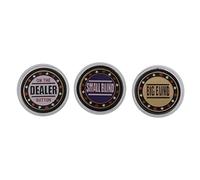 1 Dealer 1 Small Blind 1 Big Blind Poker Chips Set Poker Card Guard