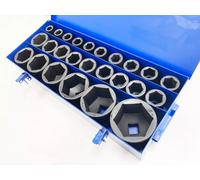 1" Deep Impact Socket Set - Sockets from 17mm - 75mm Jumbo Socket Set 25 Piece