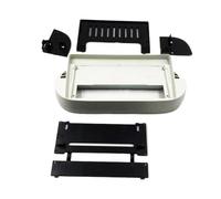 1 Din 9 Inch Frame Radio Fascia Power Cord Canbus For Fiat 500 2007-2015 Multimedia Player Dashboard Bezel Panel(White,Only Frame)