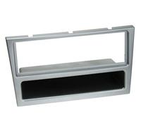 1-DIN Car Radio Bezel Insert Frame Matt Chrome For OPEL Corsa C Combo C Meriva A