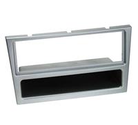 1-DIN Front Panel Adapter with Storage Pocket Opel Chrome Matte