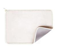 1 Dish Drying Mat, 30x40cm Khaki Kitchen Drying Mat for Counter, Absorbent Sink Drying Mat, Non-Slip Dish Drainer Mat, Quick Dry Draining Board Mats for Dishes